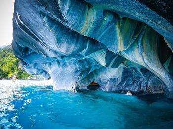 Marmurowe jaskinie w Chile 2