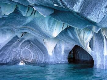 Marmurowe jaskinie w Chile
