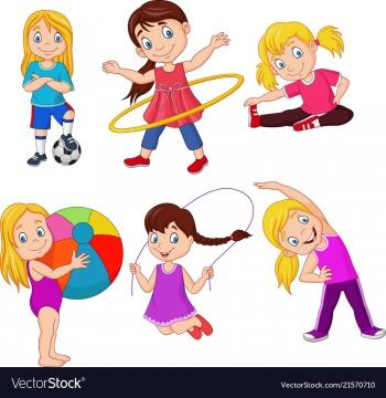 cartoon-little-girls-with-different-hobbies-vector-21570710