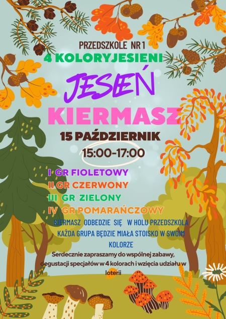 Kiermasz jesienny - 4 kolory jesieni